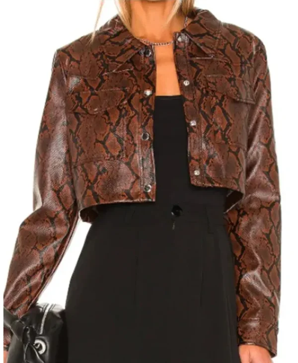 How I Met Your Father Valentina’s Snake Brown Jacket
