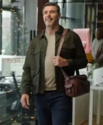 How to Fall in Love by Christmas 2023 Dan Payne Green Cotton Jacket