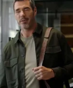 How to Fall in Love by Christmas 2023 Dan Payne Green Cotton Jacket