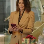 How to Fall in Love by Christmas 2023 Teri Hatcher Trench Coat
