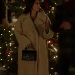 How to Fall in Love by Christmas 2023 Teri Hatcher Wool White Coat
