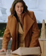 How to Fall in Love by Christmas Teri Hatcher Brown Trench Coat