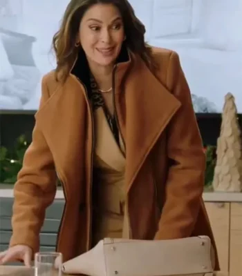 How to Fall in Love by Christmas Teri Hatcher Brown Trench Coat