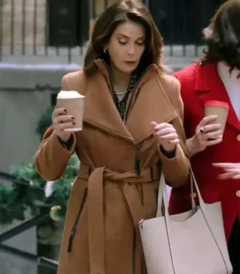 How to Fall in Love by Christmas Teri Hatcher Brown Trench Coat