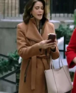 How to Fall in Love by Christmas Teri Hatcher Brown Trench Coat