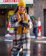 Humberly Gonzalez Friends and Family Christmas 2023 Plaid Coat