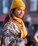 Humberly Gonzalez Friends and Family Christmas 2023 Plaid Coat