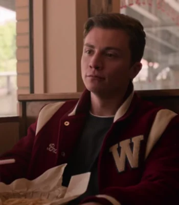 I Am Not Okay With This Brad Lewis Red Varsity Jacket