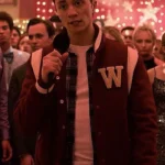 I Am Not Okay With This Brad Lewis Red Varsity Jacket