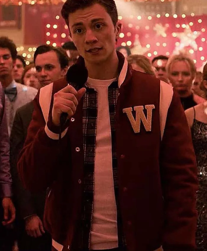 I Am Not Okay With This Brad Lewis Red Varsity Jacket I Am Not Okay With This Brad Lewis Red Varsity Jacket