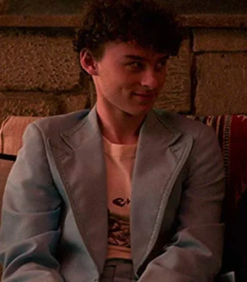 I Am Not Okay With This Stanley Barber Blue Blazer Coat