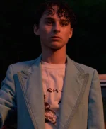 I Am Not Okay With This Stanley Barber Blue Blazer Coat