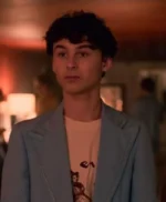 I Am Not Okay With This Stanley Barber Blue Blazer Coat