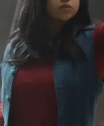 Iman Vellani Ms. Marvel Kamala Khan Blue Vest