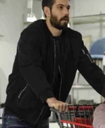 In The Dark Max Parish Black Bomber Jacket