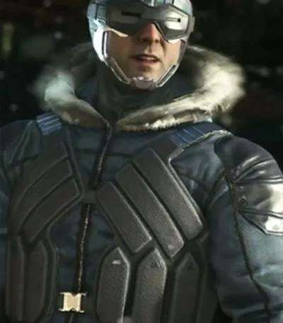 Injustice 2 Captain Cold Parka Jacket With Hood