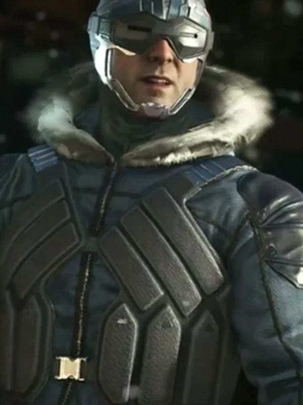 Injustice 2 Captain Cold Parka Jacket With Hood