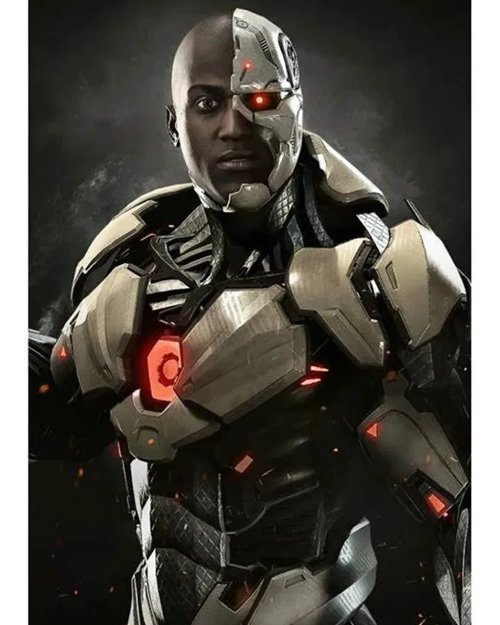 Injustice 2 Cyborg Costume Leather Jacket Injustice 2 Cyborg Costume Leather Jacket