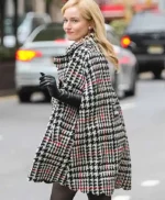 Inventing Anna Delvey Houndstooth Coat