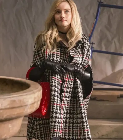 Inventing Anna Delvey Houndstooth Coat
