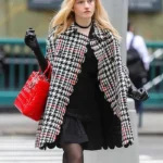 Inventing Anna Delvey Houndstooth Coat