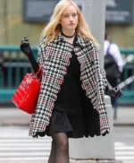Inventing Anna Delvey Houndstooth Coat