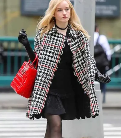 Inventing Anna Delvey Houndstooth Coat