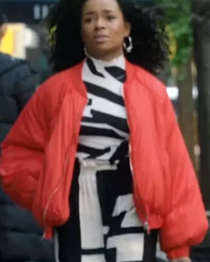 Inventing Anna Neff Orange Puffer Jacket Inventing Anna Neff Orange Puffer Jacket