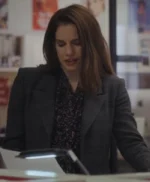 Inventing Anna Vivian Kent Black Blazer Coat