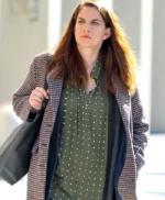 Inventing Anna Vivian Kent Checkered Trench Coat