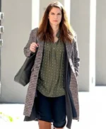 Inventing Anna Vivian Kent Checkered Trench Coat