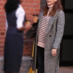Inventing Anna Vivian Kent Grey Trench Coat