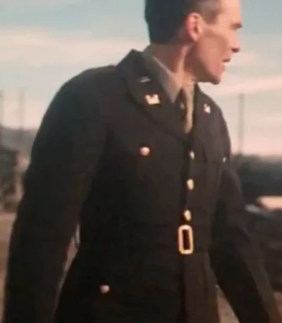 J Robert Oppenheimer Green Uniform Jacket