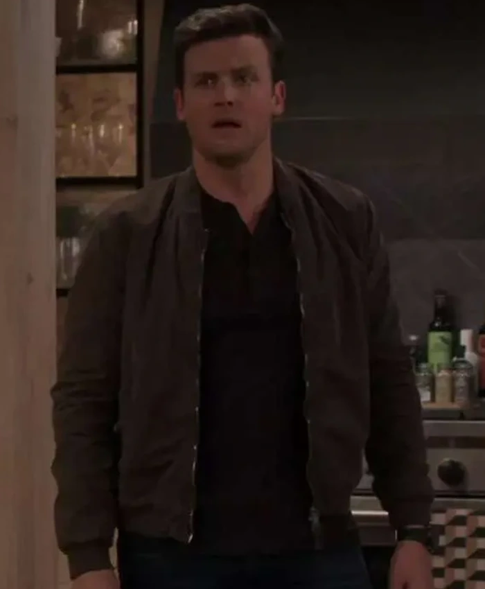 Jack Cutmore Scott Frasier 2023 Brown Bomber Jacket Jack Cutmore Scott Frasier 2023 Brown Bomber Jacket