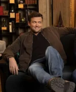 Jack Cutmore Scott Frasier 2023 Brown Bomber Jacket