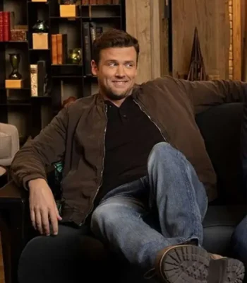 Jack Cutmore Scott Frasier 2023 Brown Bomber Jacket