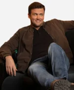 Jack Cutmore Scott Frasier 2023 Brown Bomber Jacket