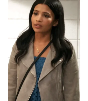 Jackie Howard My Life with the Walter Boys S02 Suede Jacket