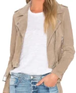Jackie Howard My Life with the Walter Boys S02 Suede Jacket