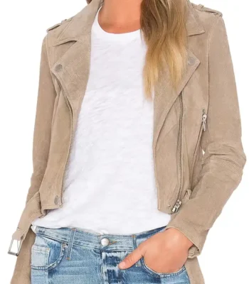 Jackie Howard My Life with the Walter Boys S02 Suede Jacket