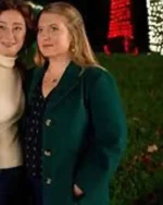 My Southern Family Christmas 2022 Jaicy Elliot Green Wool Coat