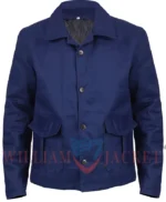 James Bond No Time To Die Shirt Style Blue Jacket