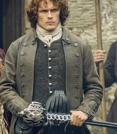 Jamie Frasers Outlander Leather Coat