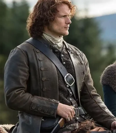 Jamie Frasers Outlander Leather Coat