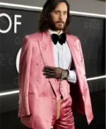 Jared Leto House Of Gucci Pink Blazer Jacket
