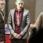 Jared Leto Suicide Squad Joker Silver Tuxedo For Men