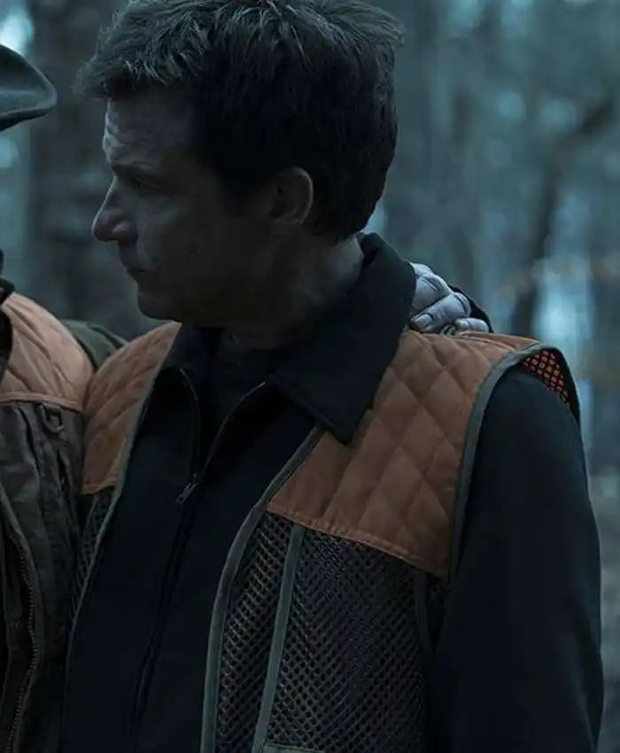 Jason Bateman Ozark Diamond Quilted Cotton Vest Jason Bateman Ozark Diamond Quilted Cotton Vest