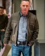 Chicago P.D. Jason Beghe Cafe Racer Leather Jacket