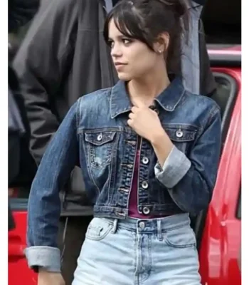 Jenna Ortega Finestkind 2023 Denim Jacket