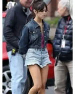 Jenna Ortega Finestkind 2023 Denim Jacket